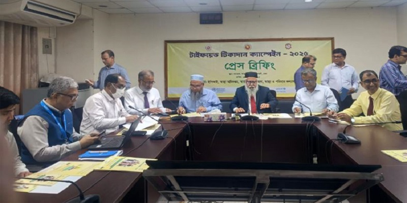 ১২ অক্টোবর থেকে টাইফয়েড টিকা পাবে ৫ কোটি শিশু